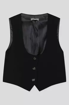 Однотонный жилет Silver Spoon