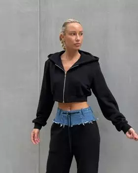 Олимпийка укороченная ICONIC BLACK Lee Dok Sun