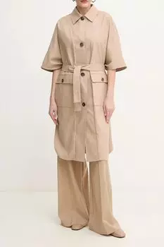 Пальто хлопковое с укороченным рукавом и поясом Marciano by Guess