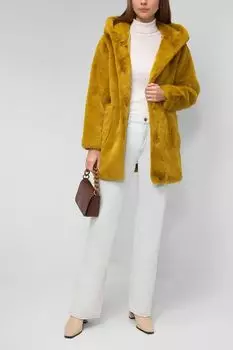 Пальто из экомеха Bomboogie