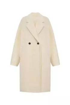 Пальто из шерсти альпака PAPAYA