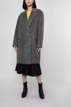 Пальто из шерсти с добавлением мохера и альпаки SABRINA SCALA