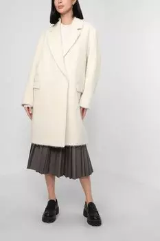 Пальто из шерсти с добавлением мохера и альпаки SABRINA SCALA