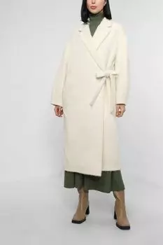 Пальто из шерсти с добавлением мохера и альпаки SABRINA SCALA