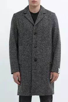 Пальто из смесовой шерсти с принтом елочка Marc O'Polo