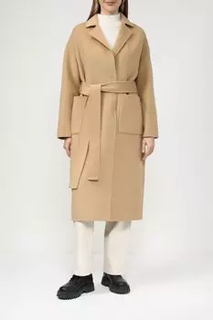 Пальто из смесовой шерсти со съемным поясом BELUCCI