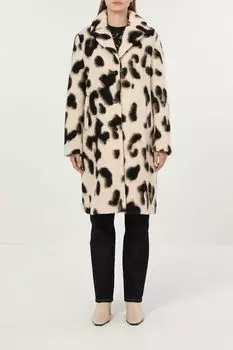 Пальто одднобортное из смесовой шести Gerry Weber