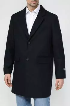 Пальто прямого кроя из смесовой шерсти MARCO DI RADI