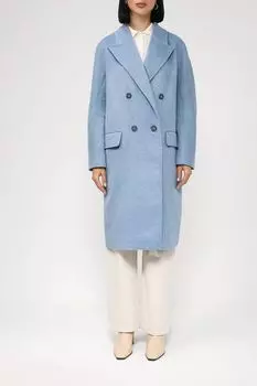 Пальто прямого кроя с добавлением шерсти SABRINA SCALA