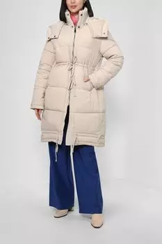 Пальто-пуховик с кулиской на талии BELUCCI