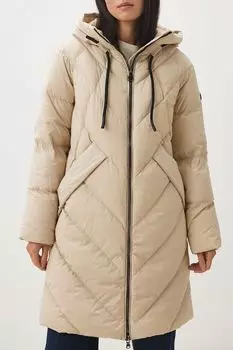 Пальто пуховое с капюшоном AVI