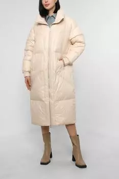 Пальто пуховое с воротником-стойкой BELUCCI