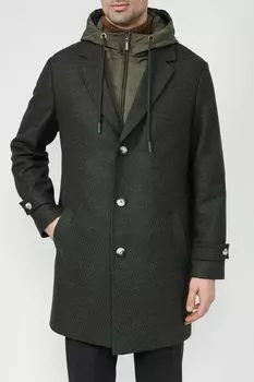 Пальто с двойным воротником D.Molina