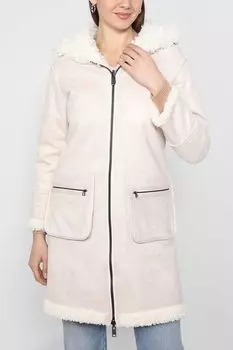 Пальто с меховой отделкой Diego М