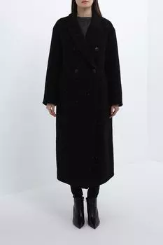 Пальто шерстяное двубортное SABRINA SCALA