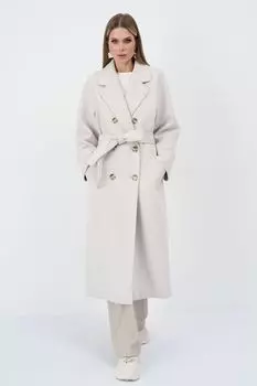 Пальто шерстяное на пуговицах ElectraStyle