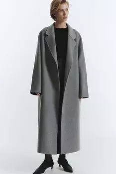 Пальто шерстяное на запах DAISYKNIT