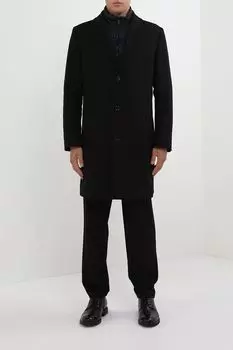 Пальто шерстяное с отложным воротником Strellson