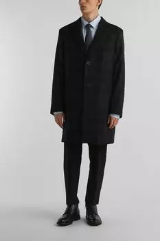 Пальто шерстяное в клетку MARCO DI RADI