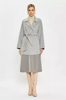 Пальто свободного кроя из шерсти и вискозы ElectraStyle