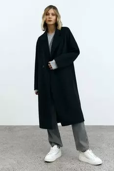 Пальто свободного кроя из смесовой шерсти Urban Tiger