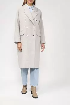 Пальто свободного кроя с добавлением шерсти BELUCCI