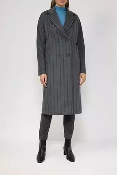 Пальто свободного кроя с добавлением шерсти Rinascimento