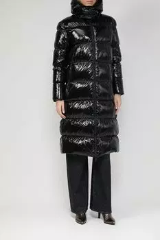 Пальто удлиненного кроя с капюшоном Perspective