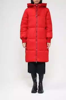 Пальто удлиненного кроя с объемным капюшоном Esprit Casual