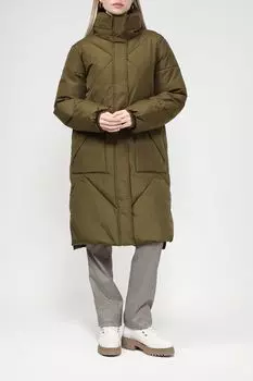 Пальто удлиненного кроя с высоким воротником Esprit Casual