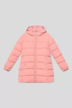 Пальто утепленное с капюшоном Geox