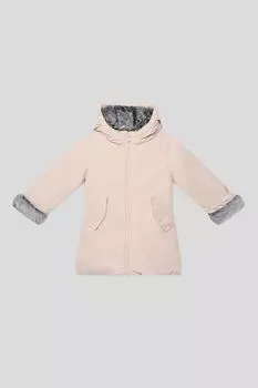 Пальто утепленное с капюшоном на меху OVS