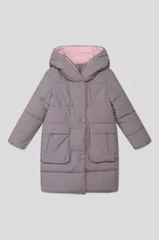 Пальто утепленное с капюшоном Oldos