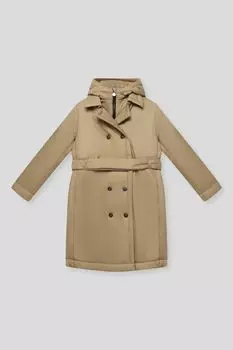 Пальто утепленное с капюшоном Silver Spoon Life