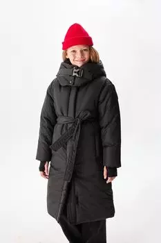 Пальто утепленное с капюшоном SMENA