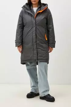 Пальто утепленное с контрастными деталями Maritta