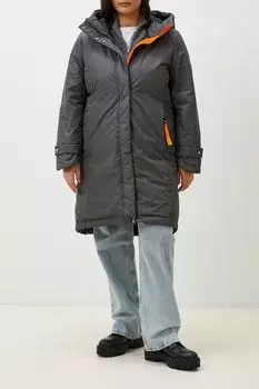 Пальто утепленное с контрастными деталями Maritta