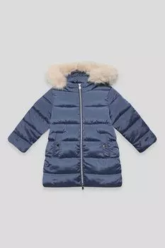 Пальто утепленное с меховой опушкой OVS