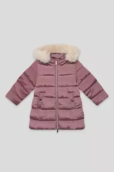 Пальто утепленное с меховой опушкой OVS