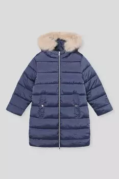 Пальто утепленное с меховой опушкой OVS