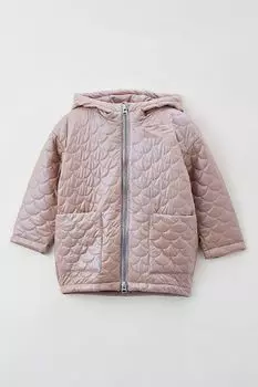 Пальто утепленное стеганое с капюшоном Choupette