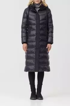 Пальто утепленное удлиненное с капюшоном AVI
