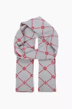 Палантин хлопковый с принтом KSI KSI