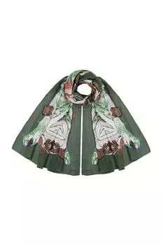 Палантин из шелка и вискозы Mellizos