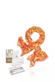 Палантин из шелка MICHEL KATANA