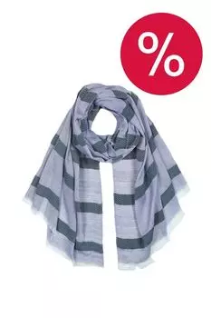 Палантин из смесового хлопка с принтом Mellizos