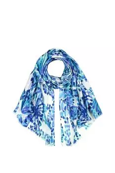 Палантин из смесового хлопка с принтом Mellizos