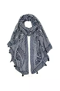 Палантин из смесового хлопка с принтом Mellizos