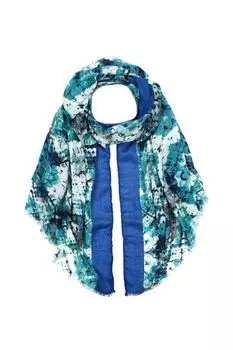 Палантин из смесового хлопка с принтом Mellizos