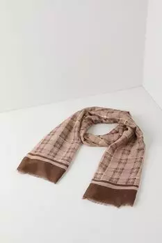 Палантин из смесового хлопка с принтом Mellizos